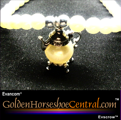 A Beautiful piece of jewelly on the fashion runway - What's missing? You wearing it!  Golden Horseshoe Central dot Com ... A Majical Fun Shopping Experience