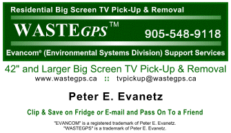 Evancom® WasteGPS™ Large Flat Screen TV Pick-up & Removal Service